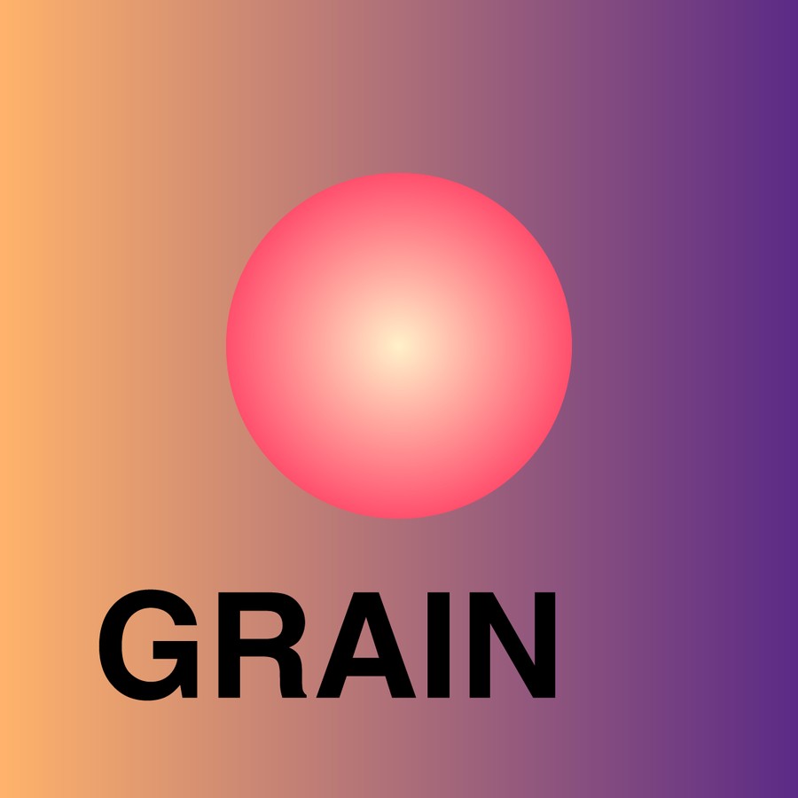 The artwork without grain